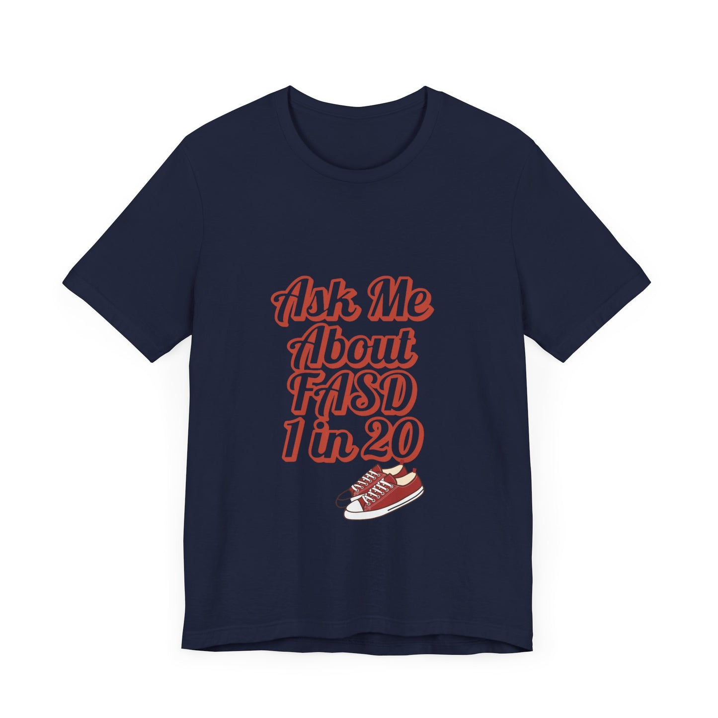 Ask Me About FASD Unisex Tee - Awareness Shirt, Casual Wear, Gift for Advocates, Fundraiser Apparel, Mental Health Awareness