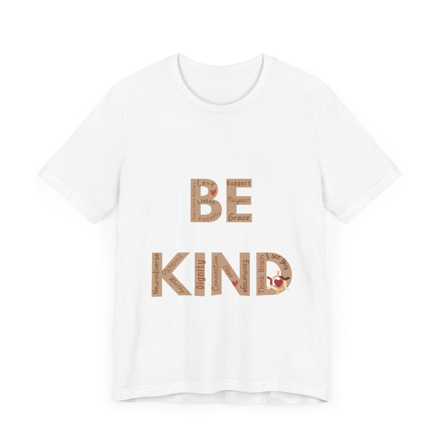 Unisex 'Be Kind' T-Shirt, Inspirational Tee for All Occasions, Gift for Friends, Casual Wear, Kindness Movement Tee, Positive Message Shirt
