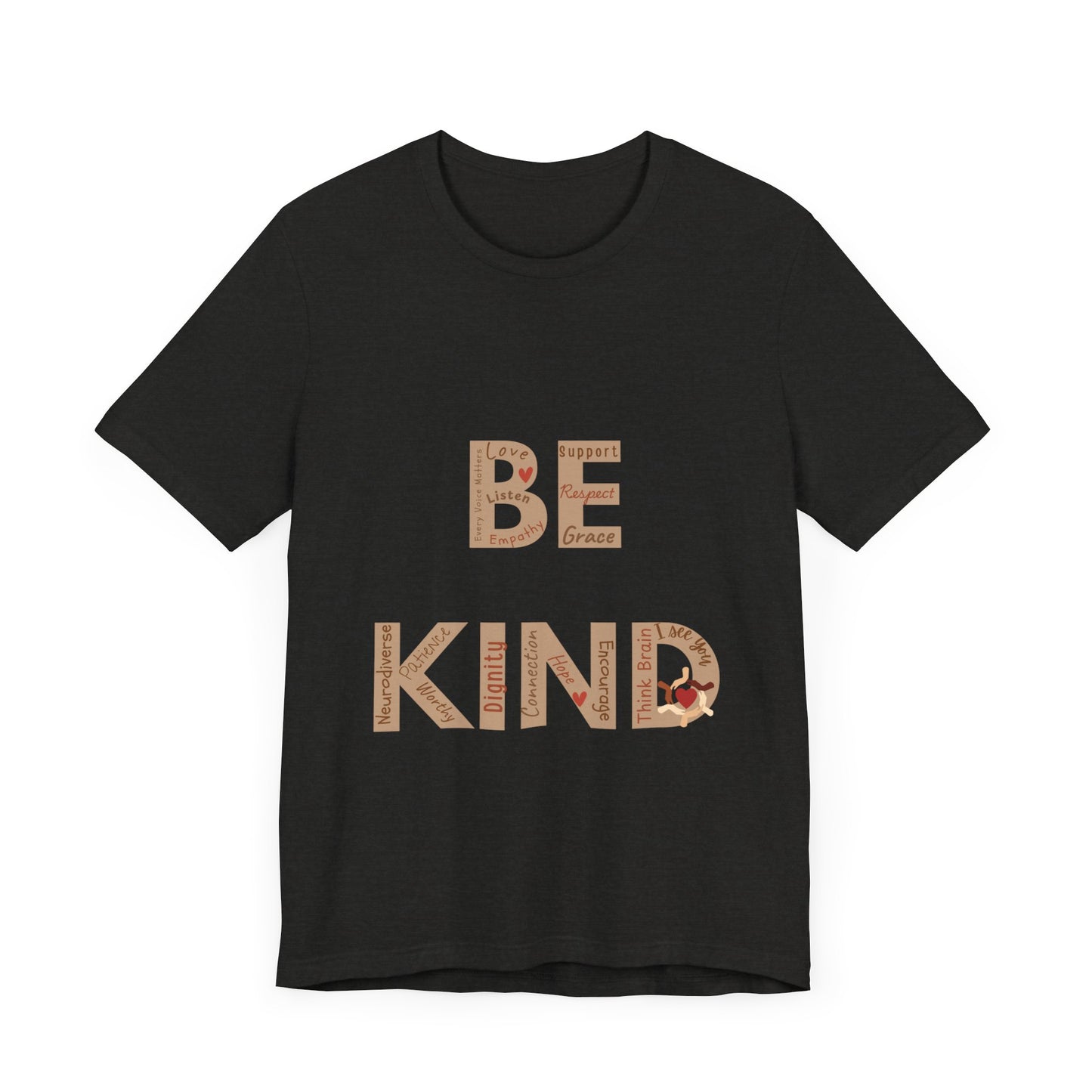 Unisex 'Be Kind' T-Shirt, Inspirational Tee for All Occasions, Gift for Friends, Casual Wear, Kindness Movement Tee, Positive Message Shirt