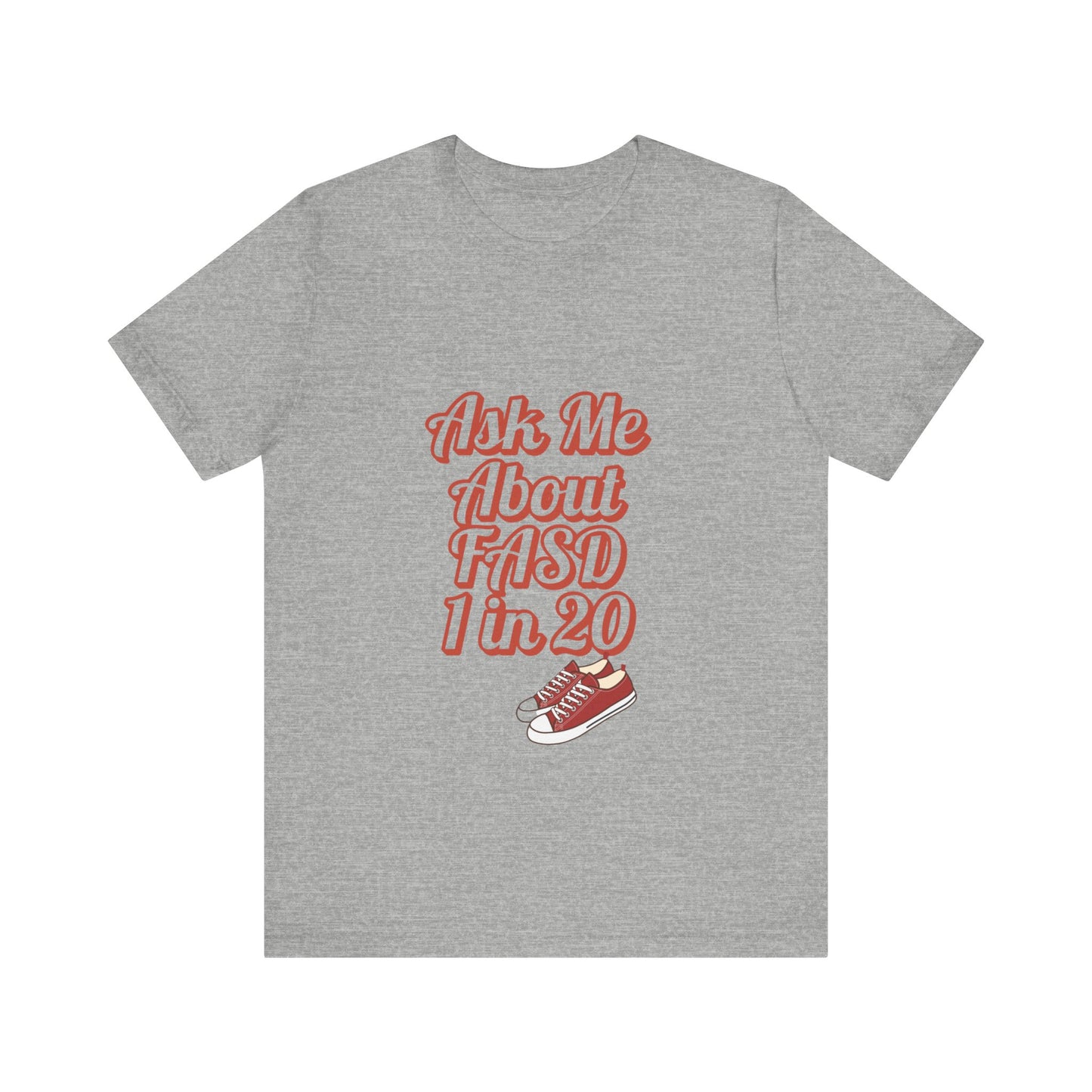 Ask Me About FASD Unisex Tee - Awareness Shirt, Casual Wear, Gift for Advocates, Fundraiser Apparel, Mental Health Awareness