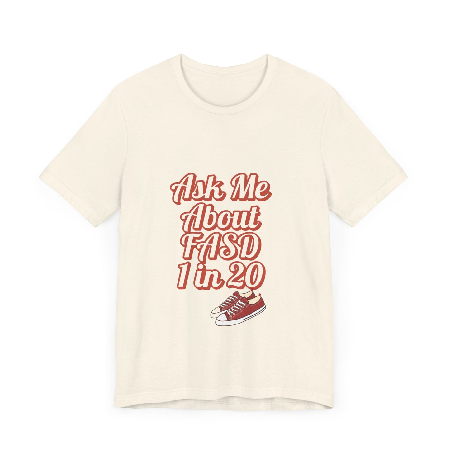 Ask Me About FASD Unisex Tee - Awareness Shirt, Casual Wear, Gift for Advocates, Fundraiser Apparel, Mental Health Awareness