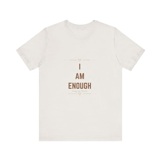 “I Am Enough / You Are Enough” Double-Sided Affirmation Tee – Every Voice Matters