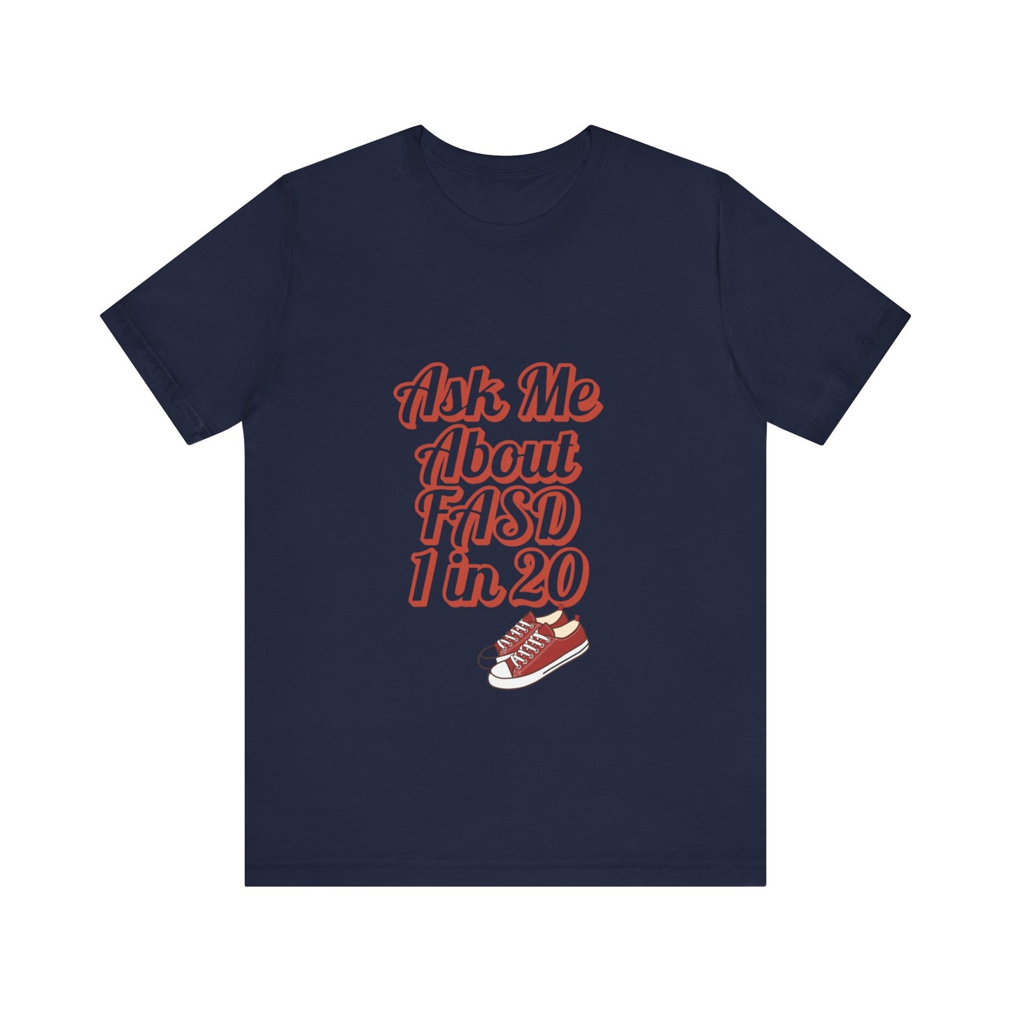 Ask Me About FASD Unisex Tee - Awareness Shirt, Casual Wear, Gift for Advocates, Fundraiser Apparel, Mental Health Awareness